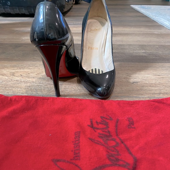 Christian Louboutin Shoes - Christian Louboutin black patent leather pumps with dust bag, size 37